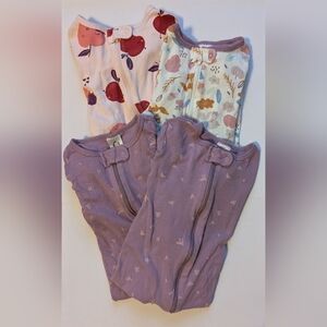 Gerber Girls' Footie Pajamas - Set Of 4